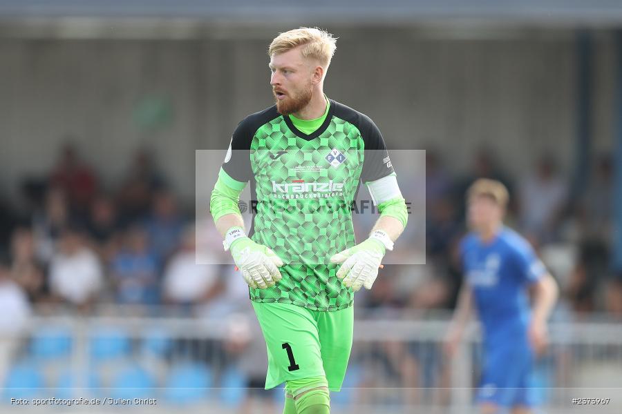 Felix Thiel, Vöhlinstadion, Illertissen, 13.08.2023, sport, action, DFB, Fussball, Saison 2023/2024, 1. Runde, DFB Pokal, F95, FVI, Fortuna Düsseldorf, FV Illertissen - Bild-ID: 2373967