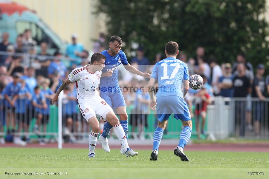 Marcel Sobottka, Vöhlinstadion, Illertissen, 13.08.2023, sport, action, DFB, Fussball, Saison 2023/2024, 1. Runde, DFB Pokal, F95, FVI, Fortuna Düsseldorf, FV Illertissen - Bild-ID: 2373972