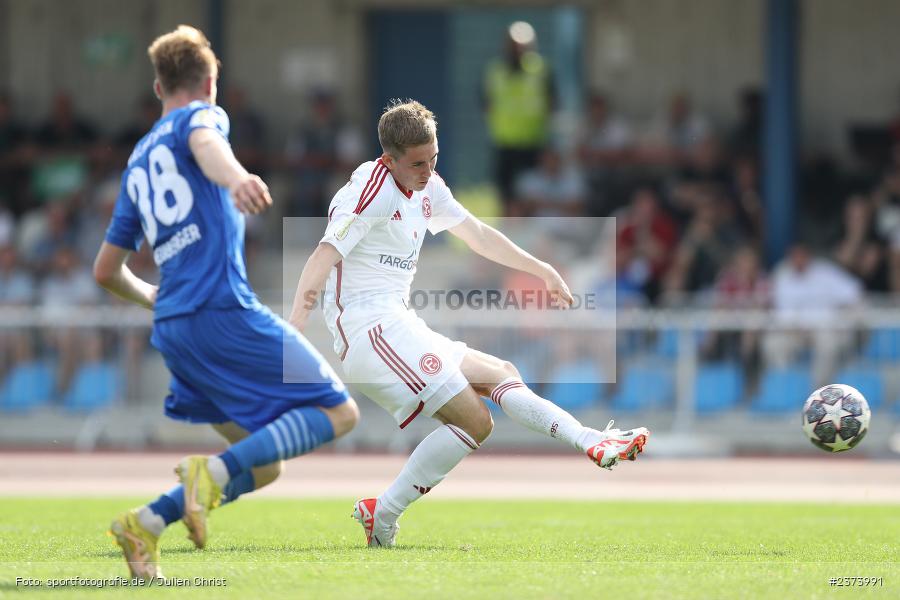 Isak Bergmann Johannesson, Vöhlinstadion, Illertissen, 13.08.2023, sport, action, DFB, Fussball, Saison 2023/2024, 1. Runde, DFB Pokal, F95, FVI, Fortuna Düsseldorf, FV Illertissen - Bild-ID: 2373991