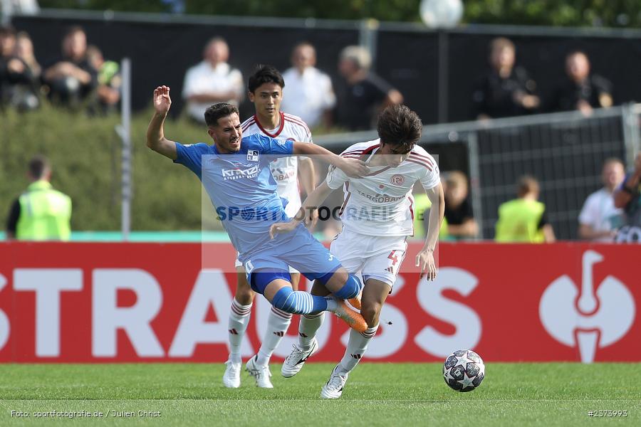 Ao Tanaka, Vöhlinstadion, Illertissen, 13.08.2023, sport, action, DFB, Fussball, Saison 2023/2024, 1. Runde, DFB Pokal, F95, FVI, Fortuna Düsseldorf, FV Illertissen - Bild-ID: 2373993