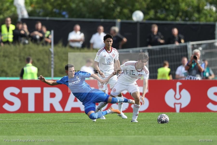 Ao Tanaka, Vöhlinstadion, Illertissen, 13.08.2023, sport, action, DFB, Fussball, Saison 2023/2024, 1. Runde, DFB Pokal, F95, FVI, Fortuna Düsseldorf, FV Illertissen - Bild-ID: 2373994