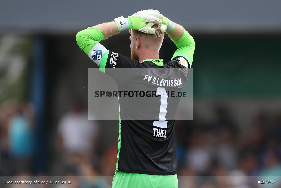 Felix Thiel, Vöhlinstadion, Illertissen, 13.08.2023, sport, action, DFB, Fussball, Saison 2023/2024, 1. Runde, DFB Pokal, F95, FVI, Fortuna Düsseldorf, FV Illertissen - Bild-ID: 2373997