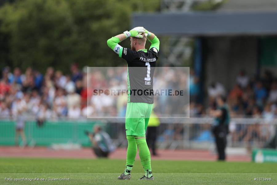 Felix Thiel, Vöhlinstadion, Illertissen, 13.08.2023, sport, action, DFB, Fussball, Saison 2023/2024, 1. Runde, DFB Pokal, F95, FVI, Fortuna Düsseldorf, FV Illertissen - Bild-ID: 2373998