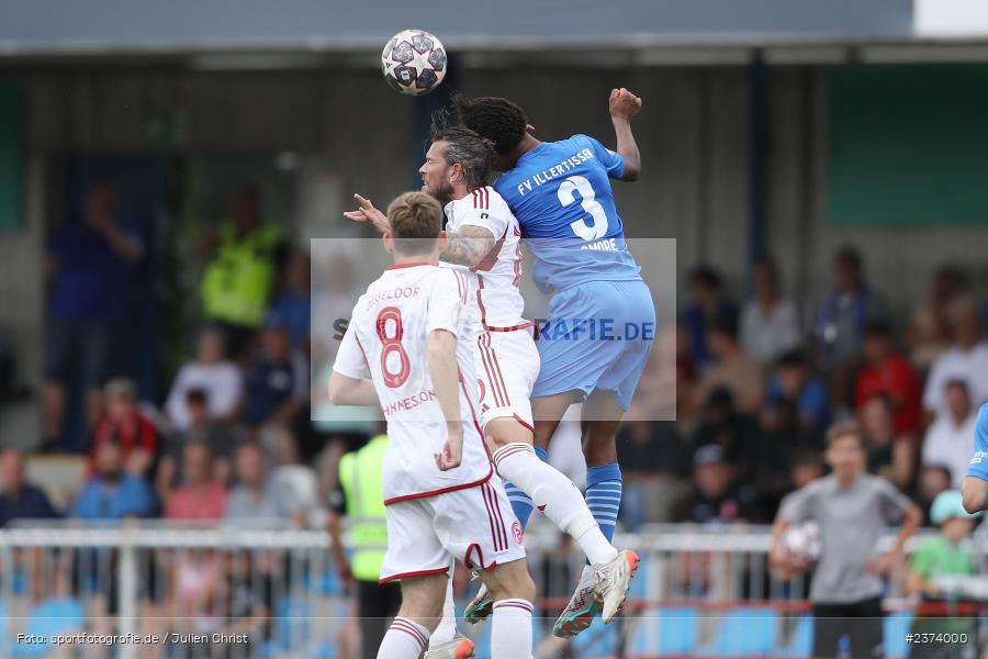 Daniel Ginczek, Vöhlinstadion, Illertissen, 13.08.2023, sport, action, DFB, Fussball, Saison 2023/2024, 1. Runde, DFB Pokal, F95, FVI, Fortuna Düsseldorf, FV Illertissen - Bild-ID: 2374000