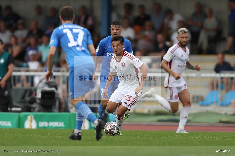 Shinta Appelkamp, Vöhlinstadion, Illertissen, 13.08.2023, sport, action, DFB, Fussball, Saison 2023/2024, 1. Runde, DFB Pokal, F95, FVI, Fortuna Düsseldorf, FV Illertissen - Bild-ID: 2374001