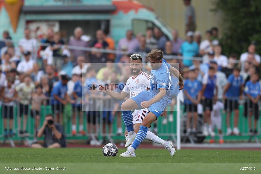 Hannes Pöschl, Vöhlinstadion, Illertissen, 13.08.2023, sport, action, DFB, Fussball, Saison 2023/2024, 1. Runde, DFB Pokal, F95, FVI, Fortuna Düsseldorf, FV Illertissen - Bild-ID: 2374010