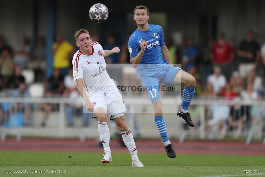 Isak Bergmann Johannesson, Vöhlinstadion, Illertissen, 13.08.2023, sport, action, DFB, Fussball, Saison 2023/2024, 1. Runde, DFB Pokal, F95, FVI, Fortuna Düsseldorf, FV Illertissen - Bild-ID: 2374015 Isak Bergmann Johannesson, Vöhlinstadion, Illertissen, 13.08.2023, sport, action, DFB, Fussball, Saison 2023/2024, 1. Runde, DFB Pokal, F95, FVI, Fortuna Düsseldorf, FV Illertissen - Bild-ID: 2374015