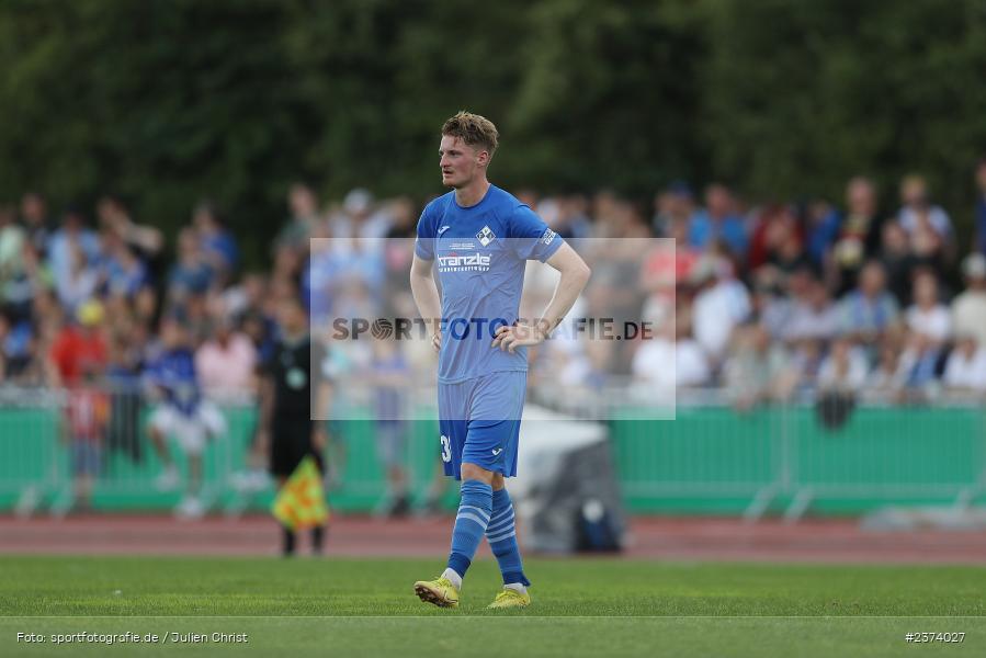 Maximilian Neuberger, Vöhlinstadion, Illertissen, 13.08.2023, sport, action, DFB, Fussball, Saison 2023/2024, 1. Runde, DFB Pokal, F95, FVI, Fortuna Düsseldorf, FV Illertissen - Bild-ID: 2374027 Maximilian Neuberger, Vöhlinstadion, Illertissen, 13.08.2023, sport, action, DFB, Fussball, Saison 2023/2024, 1. Runde, DFB Pokal, F95, FVI, Fortuna Düsseldorf, FV Illertissen - Bild-ID: 2374027