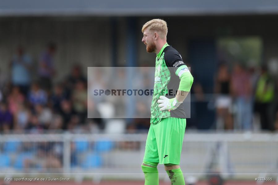 Felix Thiel, Vöhlinstadion, Illertissen, 13.08.2023, sport, action, DFB, Fussball, Saison 2023/2024, 1. Runde, DFB Pokal, F95, FVI, Fortuna Düsseldorf, FV Illertissen - Bild-ID: 2374035