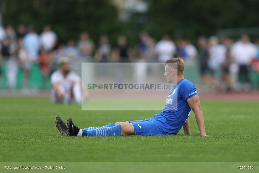 Kevin Frisorger, Vöhlinstadion, Illertissen, 13.08.2023, sport, action, DFB, Fussball, Saison 2023/2024, 1. Runde, DFB Pokal, F95, FVI, Fortuna Düsseldorf, FV Illertissen - Bild-ID: 2374036