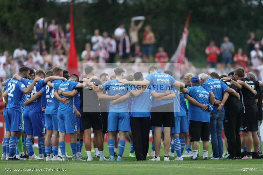 Vöhlinstadion, Illertissen, 13.08.2023, sport, action, DFB, Fussball, Saison 2023/2024, 1. Runde, DFB Pokal, F95, FVI, Fortuna Düsseldorf, FV Illertissen - Bild-ID: 2374044