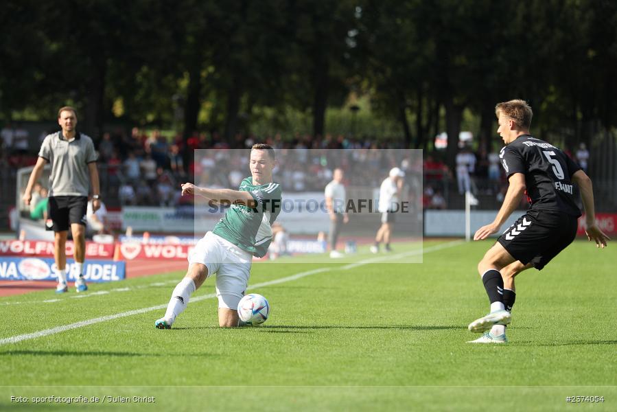 Marc Hänschke, Sachs-Stadion, Schweinfurt, 15.08.2023, sport, action, BFV, Fussball, Saison 2023/2024, 2. Runde, Toto-Pokal, TSV, FCS, TSV Aubstadt, 1. FC Schweinfurt 05 - Bild-ID: 2374054 Marc Hänschke, Sachs-Stadion, Schweinfurt, 15.08.2023, sport, action, BFV, Fussball, Saison 2023/2024, 2. Runde, Toto-Pokal, TSV, FCS, TSV Aubstadt, 1. FC Schweinfurt 05 - Bild-ID: 2374054