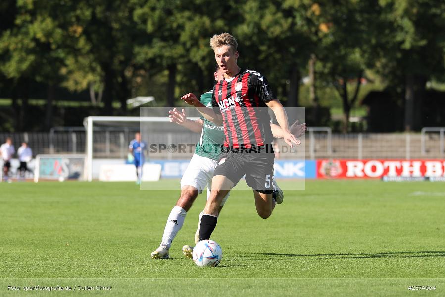 Nicolas Reinhart, Sachs-Stadion, Schweinfurt, 15.08.2023, sport, action, BFV, Fussball, Saison 2023/2024, 2. Runde, Toto-Pokal, TSV, FCS, TSV Aubstadt, 1. FC Schweinfurt 05 - Bild-ID: 2374064 Nicolas Reinhart, Sachs-Stadion, Schweinfurt, 15.08.2023, sport, action, BFV, Fussball, Saison 2023/2024, 2. Runde, Toto-Pokal, TSV, FCS, TSV Aubstadt, 1. FC Schweinfurt 05 - Bild-ID: 2374064