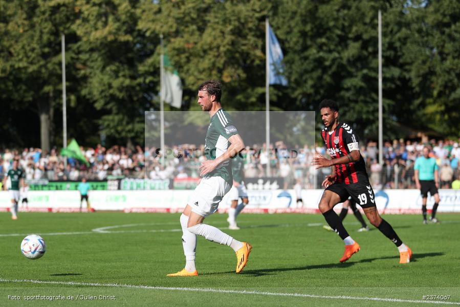 Tom Feulner, Sachs-Stadion, Schweinfurt, 15.08.2023, sport, action, BFV, Fussball, Saison 2023/2024, 2. Runde, Toto-Pokal, TSV, FCS, TSV Aubstadt, 1. FC Schweinfurt 05 - Bild-ID: 2374067 Tom Feulner, Sachs-Stadion, Schweinfurt, 15.08.2023, sport, action, BFV, Fussball, Saison 2023/2024, 2. Runde, Toto-Pokal, TSV, FCS, TSV Aubstadt, 1. FC Schweinfurt 05 - Bild-ID: 2374067