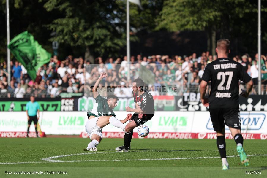 Adrian Istrefi, Sachs-Stadion, Schweinfurt, 15.08.2023, sport, action, BFV, Fussball, Saison 2023/2024, 2. Runde, Toto-Pokal, TSV, FCS, TSV Aubstadt, 1. FC Schweinfurt 05 - Bild-ID: 2374072