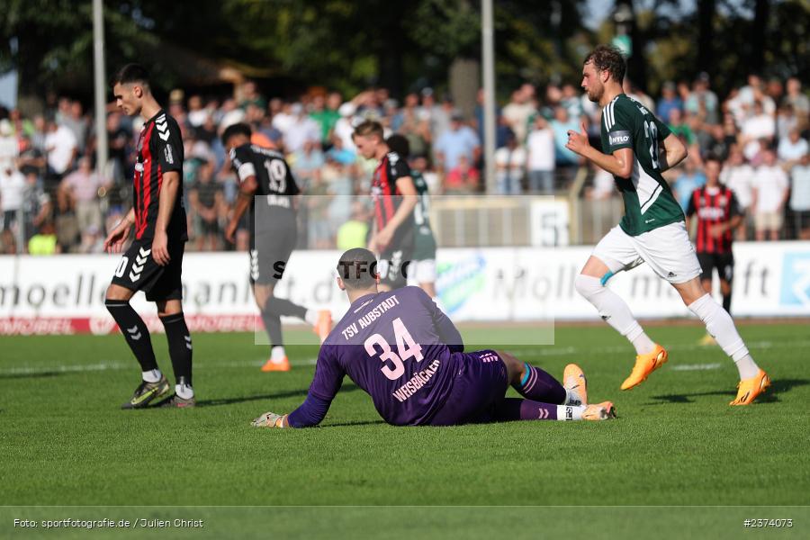 Maximilian Weisbäcker, Sachs-Stadion, Schweinfurt, 15.08.2023, sport, action, BFV, Fussball, Saison 2023/2024, 2. Runde, Toto-Pokal, TSV, FCS, TSV Aubstadt, 1. FC Schweinfurt 05 - Bild-ID: 2374073 Maximilian Weisbäcker, Sachs-Stadion, Schweinfurt, 15.08.2023, sport, action, BFV, Fussball, Saison 2023/2024, 2. Runde, Toto-Pokal, TSV, FCS, TSV Aubstadt, 1. FC Schweinfurt 05 - Bild-ID: 2374073