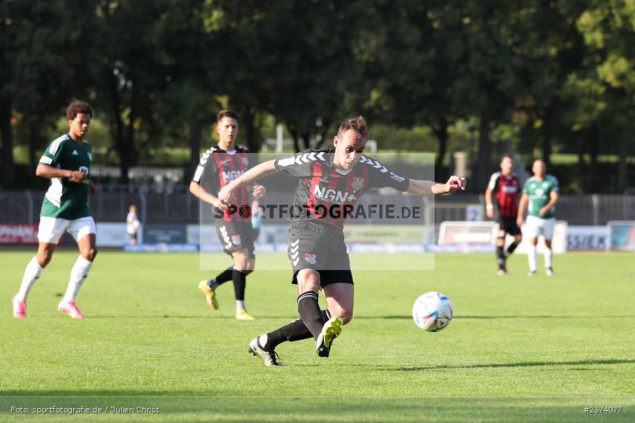 Marcel Volkmuth, Sachs-Stadion, Schweinfurt, 15.08.2023, sport, action, BFV, Fussball, Saison 2023/2024, 2. Runde, Toto-Pokal, TSV, FCS, TSV Aubstadt, 1. FC Schweinfurt 05 - Bild-ID: 2374077 Marcel Volkmuth, Sachs-Stadion, Schweinfurt, 15.08.2023, sport, action, BFV, Fussball, Saison 2023/2024, 2. Runde, Toto-Pokal, TSV, FCS, TSV Aubstadt, 1. FC Schweinfurt 05 - Bild-ID: 2374077