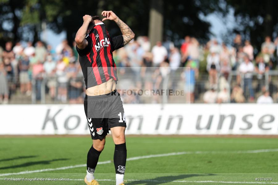 Martin Thomann, Sachs-Stadion, Schweinfurt, 15.08.2023, sport, action, BFV, Fussball, Saison 2023/2024, 2. Runde, Toto-Pokal, TSV, FCS, TSV Aubstadt, 1. FC Schweinfurt 05 - Bild-ID: 2374079 Martin Thomann, Sachs-Stadion, Schweinfurt, 15.08.2023, sport, action, BFV, Fussball, Saison 2023/2024, 2. Runde, Toto-Pokal, TSV, FCS, TSV Aubstadt, 1. FC Schweinfurt 05 - Bild-ID: 2374079