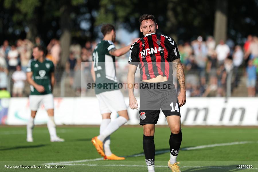 Martin Thomann, Sachs-Stadion, Schweinfurt, 15.08.2023, sport, action, BFV, Fussball, Saison 2023/2024, 2. Runde, Toto-Pokal, TSV, FCS, TSV Aubstadt, 1. FC Schweinfurt 05 - Bild-ID: 2374080 Martin Thomann, Sachs-Stadion, Schweinfurt, 15.08.2023, sport, action, BFV, Fussball, Saison 2023/2024, 2. Runde, Toto-Pokal, TSV, FCS, TSV Aubstadt, 1. FC Schweinfurt 05 - Bild-ID: 2374080