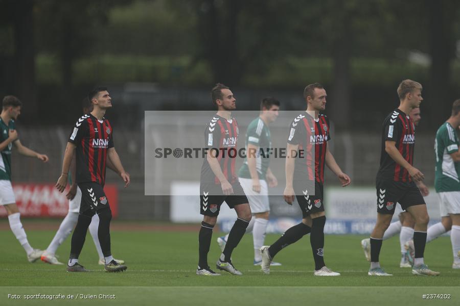 Sachs-Stadion, Schweinfurt, 15.08.2023, sport, action, BFV, Fussball, Saison 2023/2024, 2. Runde, Toto-Pokal, TSV, FCS, TSV Aubstadt, 1. FC Schweinfurt 05 - Bild-ID: 2374202