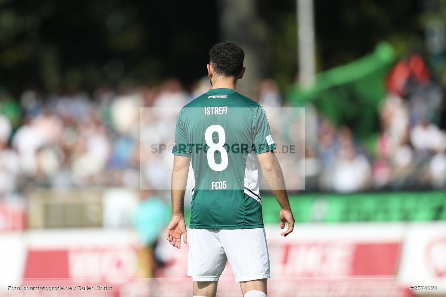 Adrian Istrefi, Sachs-Stadion, Schweinfurt, 15.08.2023, sport, action, BFV, Fussball, Saison 2023/2024, 2. Runde, Toto-Pokal, TSV, FCS, TSV Aubstadt, 1. FC Schweinfurt 05 - Bild-ID: 2374224