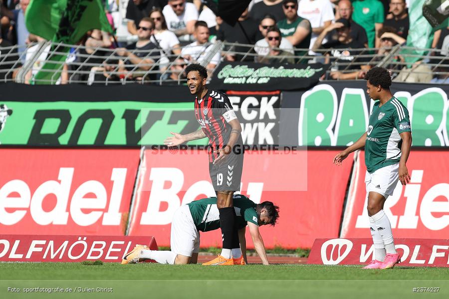 Michael Dellinger, Sachs-Stadion, Schweinfurt, 15.08.2023, sport, action, BFV, Fussball, Saison 2023/2024, 2. Runde, Toto-Pokal, TSV, FCS, TSV Aubstadt, 1. FC Schweinfurt 05 - Bild-ID: 2374227