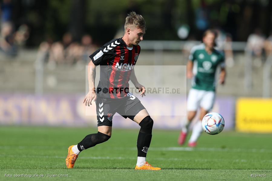 Philipp Harlass, Sachs-Stadion, Schweinfurt, 15.08.2023, sport, action, BFV, Fussball, Saison 2023/2024, 2. Runde, Toto-Pokal, TSV, FCS, TSV Aubstadt, 1. FC Schweinfurt 05 - Bild-ID: 2374231