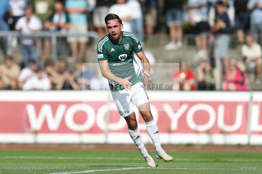 Severo Sturm, Sachs-Stadion, Schweinfurt, 15.08.2023, sport, action, BFV, Fussball, Saison 2023/2024, 2. Runde, Toto-Pokal, TSV, FCS, TSV Aubstadt, 1. FC Schweinfurt 05 - Bild-ID: 2374242