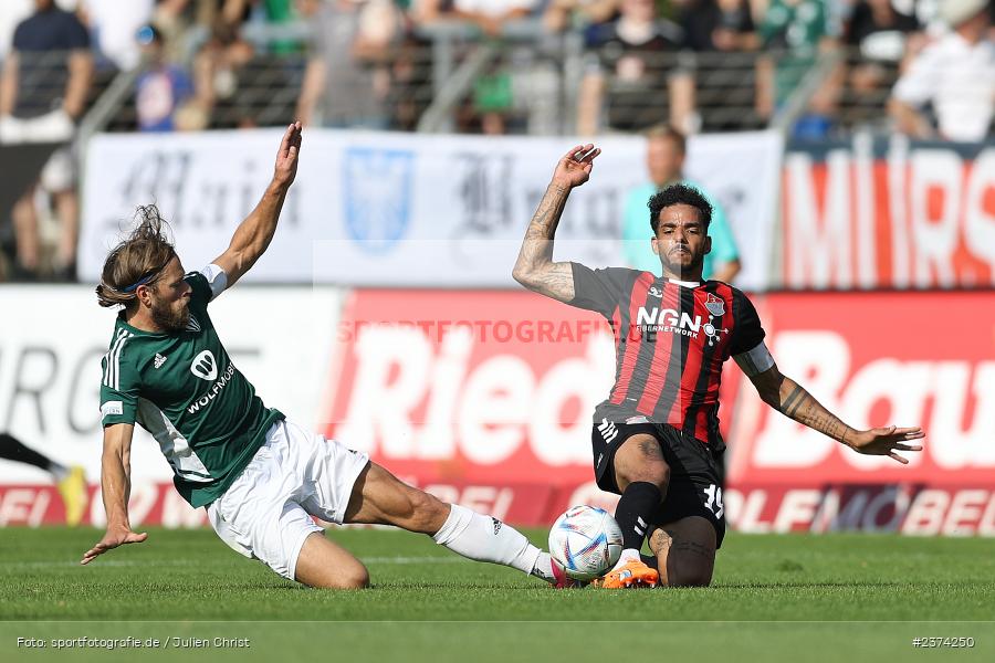 Michael Dellinger, Sachs-Stadion, Schweinfurt, 15.08.2023, sport, action, BFV, Fussball, Saison 2023/2024, 2. Runde, Toto-Pokal, TSV, FCS, TSV Aubstadt, 1. FC Schweinfurt 05 - Bild-ID: 2374250