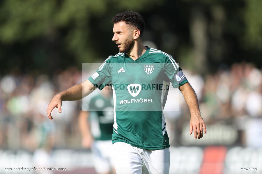 Adrian Istrefi, Sachs-Stadion, Schweinfurt, 15.08.2023, sport, action, BFV, Fussball, Saison 2023/2024, 2. Runde, Toto-Pokal, TSV, FCS, TSV Aubstadt, 1. FC Schweinfurt 05 - Bild-ID: 2374258