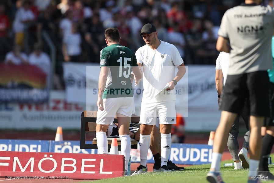 Kevin Fery, Sachs-Stadion, Schweinfurt, 15.08.2023, sport, action, BFV, Fussball, Saison 2023/2024, 2. Runde, Toto-Pokal, TSV, FCS, TSV Aubstadt, 1. FC Schweinfurt 05 - Bild-ID: 2374264