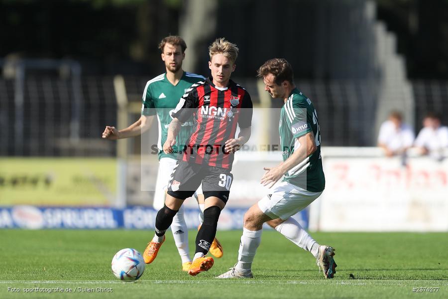 Philipp Harlass, Sachs-Stadion, Schweinfurt, 15.08.2023, sport, action, BFV, Fussball, Saison 2023/2024, 2. Runde, Toto-Pokal, TSV, FCS, TSV Aubstadt, 1. FC Schweinfurt 05 - Bild-ID: 2374277