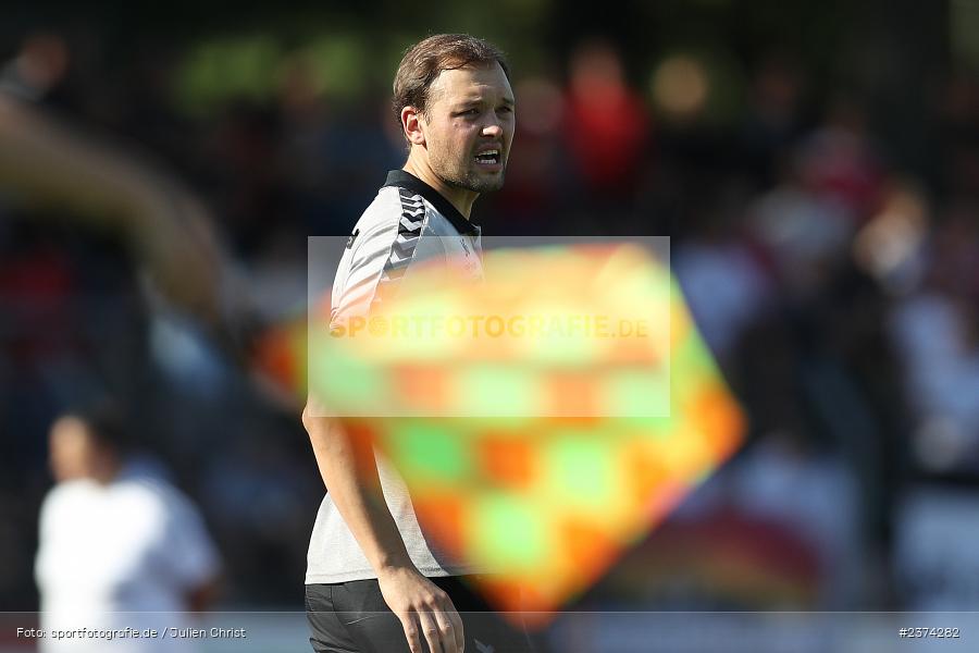 Julian Grell, Sachs-Stadion, Schweinfurt, 15.08.2023, sport, action, BFV, Fussball, Saison 2023/2024, 2. Runde, Toto-Pokal, TSV, FCS, TSV Aubstadt, 1. FC Schweinfurt 05 - Bild-ID: 2374282