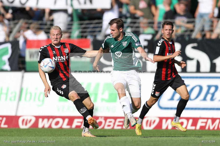 Spruchband, Steffen Behr, Sachs-Stadion, Schweinfurt, 15.08.2023, sport, action, BFV, Fussball, Saison 2023/2024, 2. Runde, Toto-Pokal, TSV, FCS, TSV Aubstadt, 1. FC Schweinfurt 05 - Bild-ID: 2374289