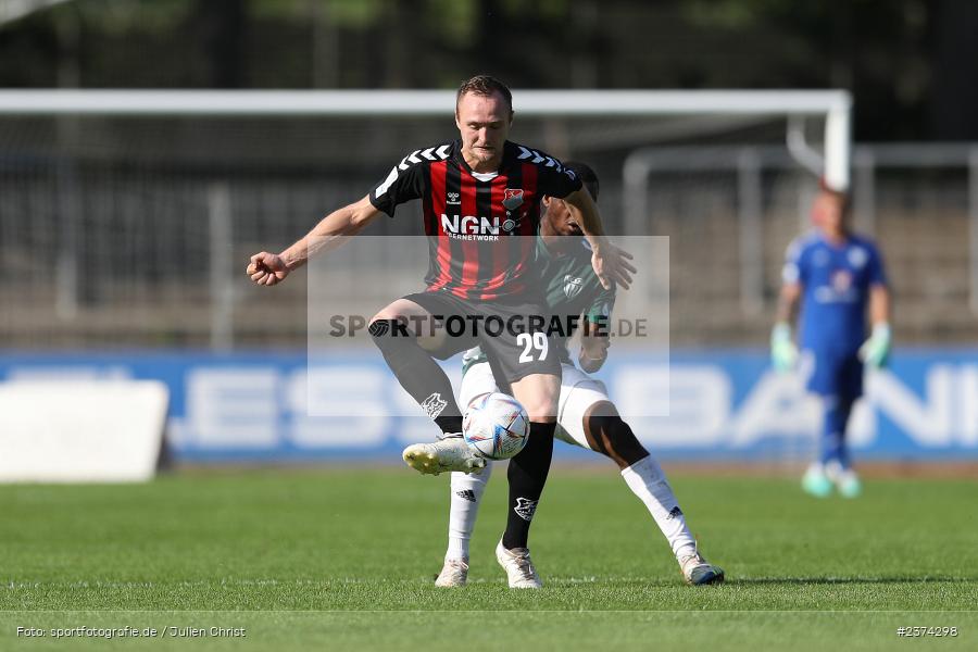 Marco Nickel, Sachs-Stadion, Schweinfurt, 15.08.2023, sport, action, BFV, Fussball, Saison 2023/2024, 2. Runde, Toto-Pokal, TSV, FCS, TSV Aubstadt, 1. FC Schweinfurt 05 - Bild-ID: 2374298