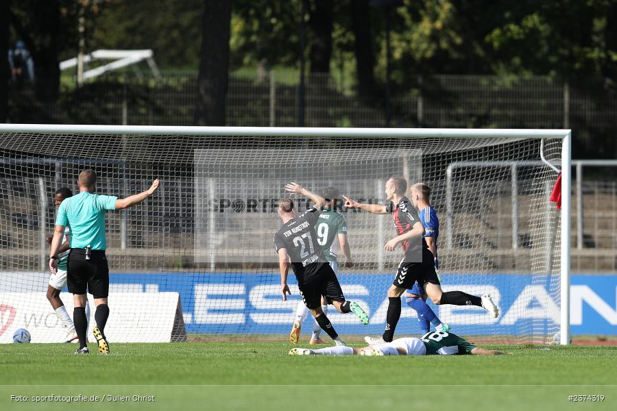 Marco Nickel, Sachs-Stadion, Schweinfurt, 15.08.2023, sport, action, BFV, Fussball, Saison 2023/2024, 2. Runde, Toto-Pokal, TSV, FCS, TSV Aubstadt, 1. FC Schweinfurt 05 - Bild-ID: 2374319