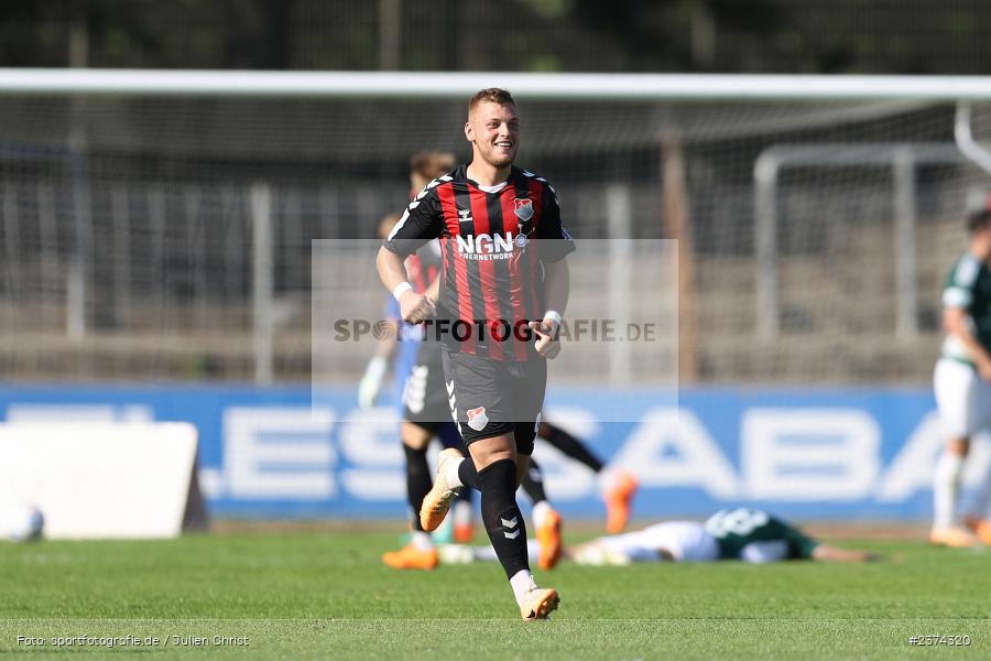 Sachs-Stadion, Schweinfurt, 15.08.2023, sport, action, BFV, Fussball, Saison 2023/2024, 2. Runde, Toto-Pokal, TSV, FCS, TSV Aubstadt, 1. FC Schweinfurt 05 - Bild-ID: 2374320