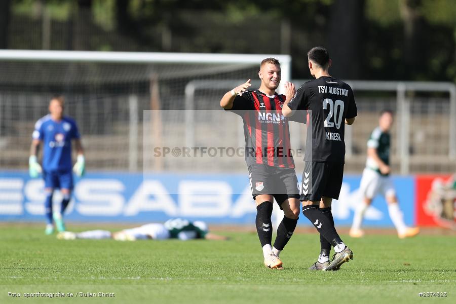 Sachs-Stadion, Schweinfurt, 15.08.2023, sport, action, BFV, Fussball, Saison 2023/2024, 2. Runde, Toto-Pokal, TSV, FCS, TSV Aubstadt, 1. FC Schweinfurt 05 - Bild-ID: 2374323