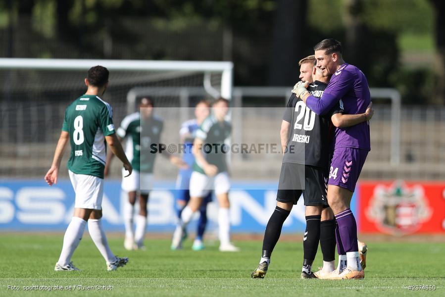 Sachs-Stadion, Schweinfurt, 15.08.2023, sport, action, BFV, Fussball, Saison 2023/2024, 2. Runde, Toto-Pokal, TSV, FCS, TSV Aubstadt, 1. FC Schweinfurt 05 - Bild-ID: 2374330