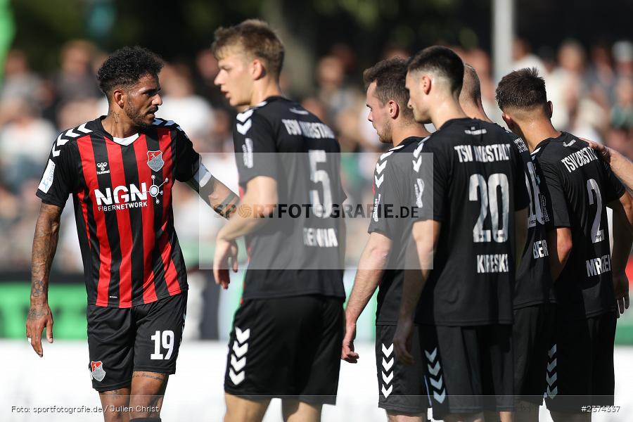 Michael Dellinger, Sachs-Stadion, Schweinfurt, 15.08.2023, sport, action, BFV, Fussball, Saison 2023/2024, 2. Runde, Toto-Pokal, TSV, FCS, TSV Aubstadt, 1. FC Schweinfurt 05 - Bild-ID: 2374337