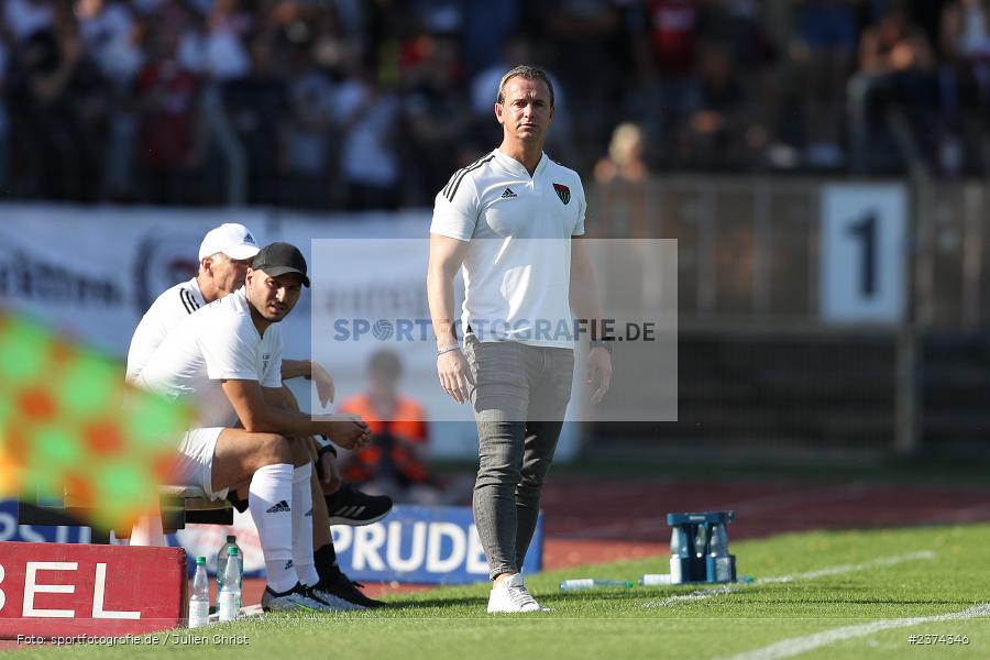 Sachs-Stadion, Schweinfurt, 15.08.2023, sport, action, BFV, Fussball, Saison 2023/2024, 2. Runde, Toto-Pokal, TSV, FCS, TSV Aubstadt, 1. FC Schweinfurt 05 - Bild-ID: 2374346