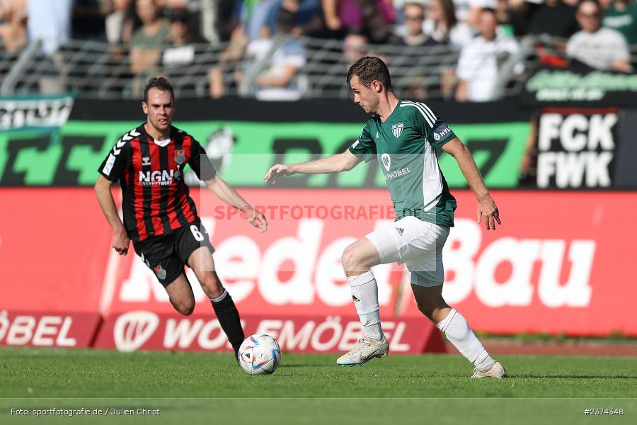 Fabio Bozesan, Sachs-Stadion, Schweinfurt, 15.08.2023, sport, action, BFV, Fussball, Saison 2023/2024, 2. Runde, Toto-Pokal, TSV, FCS, TSV Aubstadt, 1. FC Schweinfurt 05 - Bild-ID: 2374348