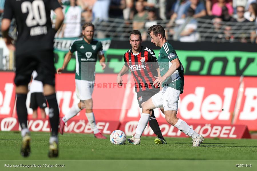 Fabio Bozesan, Sachs-Stadion, Schweinfurt, 15.08.2023, sport, action, BFV, Fussball, Saison 2023/2024, 2. Runde, Toto-Pokal, TSV, FCS, TSV Aubstadt, 1. FC Schweinfurt 05 - Bild-ID: 2374349
