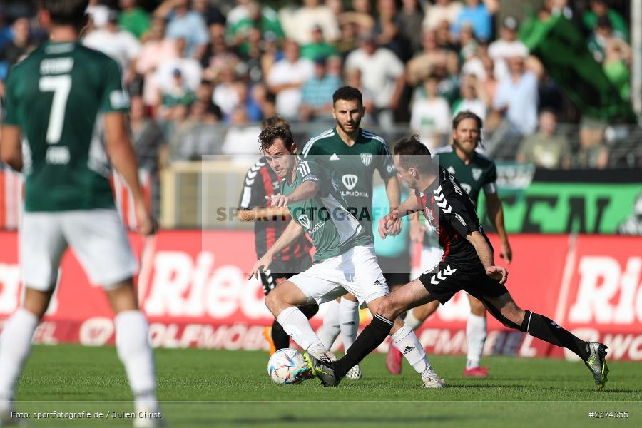 Fabio Bozesan, Sachs-Stadion, Schweinfurt, 15.08.2023, sport, action, BFV, Fussball, Saison 2023/2024, 2. Runde, Toto-Pokal, TSV, FCS, TSV Aubstadt, 1. FC Schweinfurt 05 - Bild-ID: 2374355