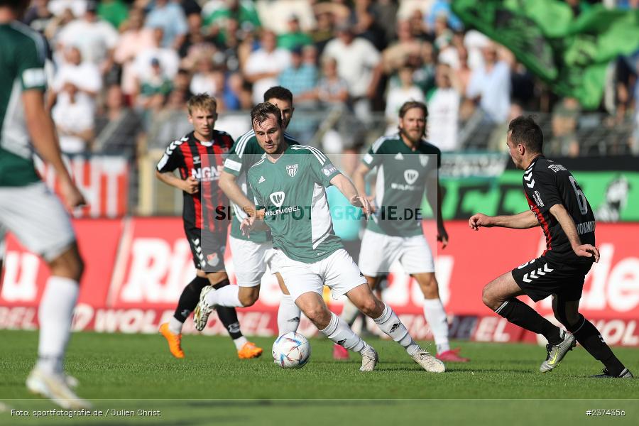 Fabio Bozesan, Sachs-Stadion, Schweinfurt, 15.08.2023, sport, action, BFV, Fussball, Saison 2023/2024, 2. Runde, Toto-Pokal, TSV, FCS, TSV Aubstadt, 1. FC Schweinfurt 05 - Bild-ID: 2374356