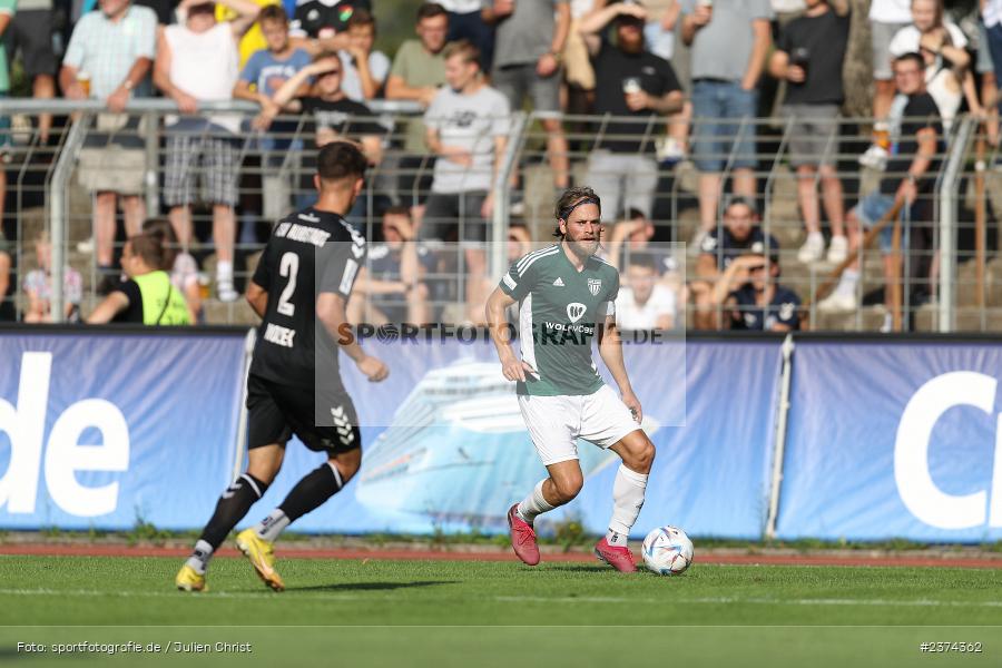 Kristian Böhnlein, Sachs-Stadion, Schweinfurt, 15.08.2023, sport, action, BFV, Fussball, Saison 2023/2024, 2. Runde, Toto-Pokal, TSV, FCS, TSV Aubstadt, 1. FC Schweinfurt 05 - Bild-ID: 2374362