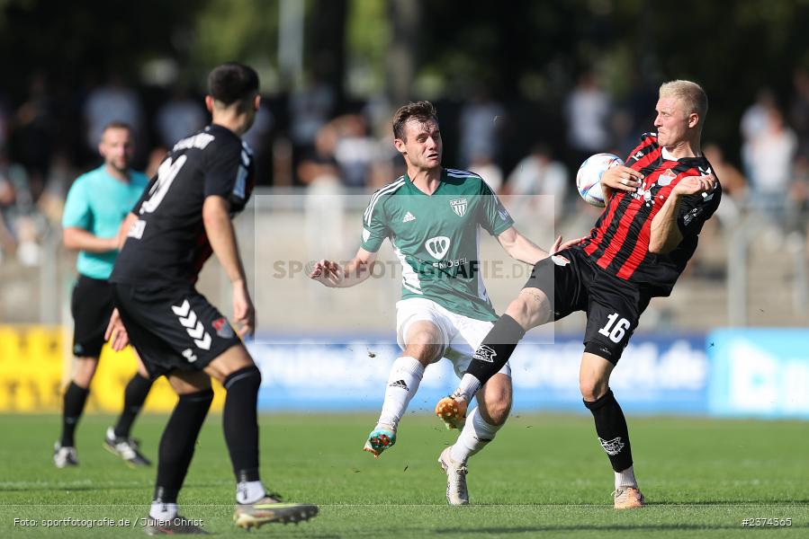 Fabio Bozesan, Sachs-Stadion, Schweinfurt, 15.08.2023, sport, action, BFV, Fussball, Saison 2023/2024, 2. Runde, Toto-Pokal, TSV, FCS, TSV Aubstadt, 1. FC Schweinfurt 05 - Bild-ID: 2374365