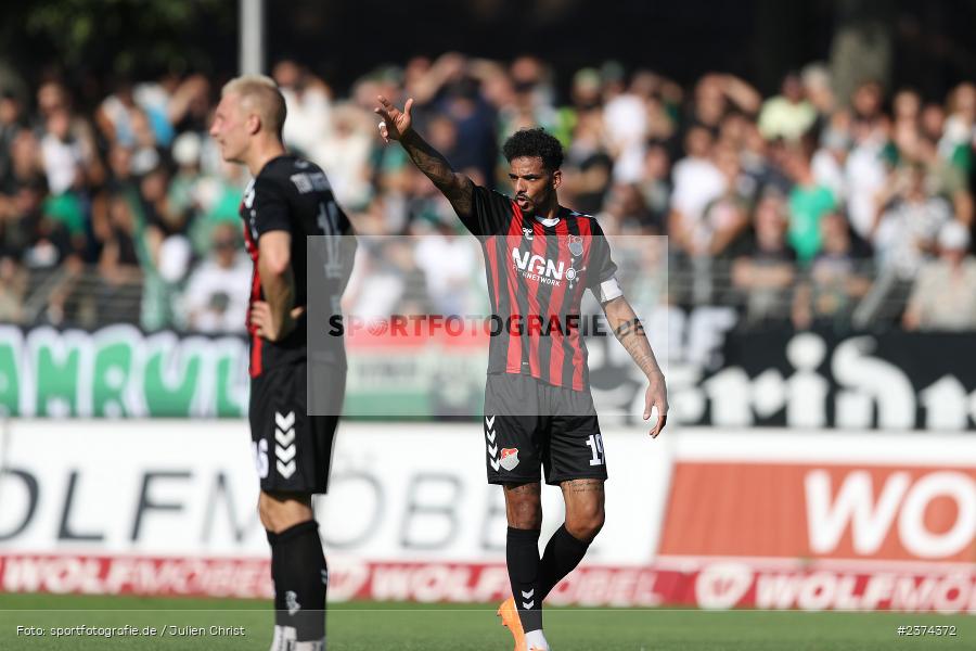 Michael Dellinger, Sachs-Stadion, Schweinfurt, 15.08.2023, sport, action, BFV, Fussball, Saison 2023/2024, 2. Runde, Toto-Pokal, TSV, FCS, TSV Aubstadt, 1. FC Schweinfurt 05 - Bild-ID: 2374372