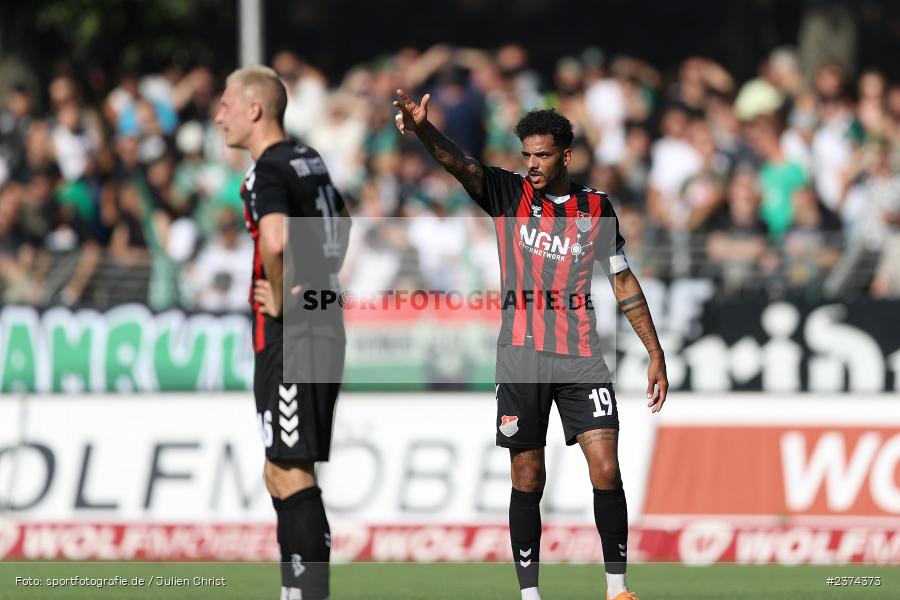 Michael Dellinger, Sachs-Stadion, Schweinfurt, 15.08.2023, sport, action, BFV, Fussball, Saison 2023/2024, 2. Runde, Toto-Pokal, TSV, FCS, TSV Aubstadt, 1. FC Schweinfurt 05 - Bild-ID: 2374373