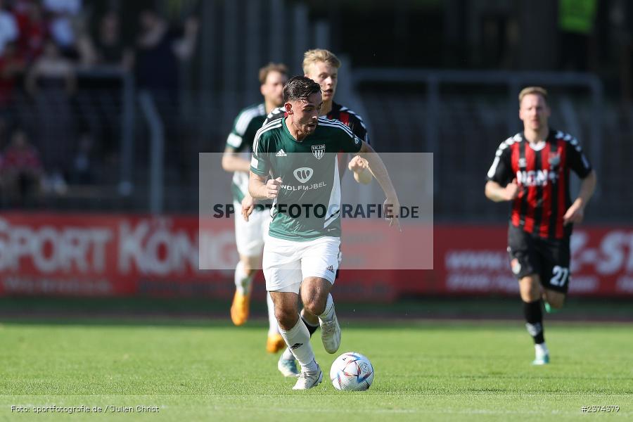 Severo Sturm, Sachs-Stadion, Schweinfurt, 15.08.2023, sport, action, BFV, Fussball, Saison 2023/2024, 2. Runde, Toto-Pokal, TSV, FCS, TSV Aubstadt, 1. FC Schweinfurt 05 - Bild-ID: 2374379